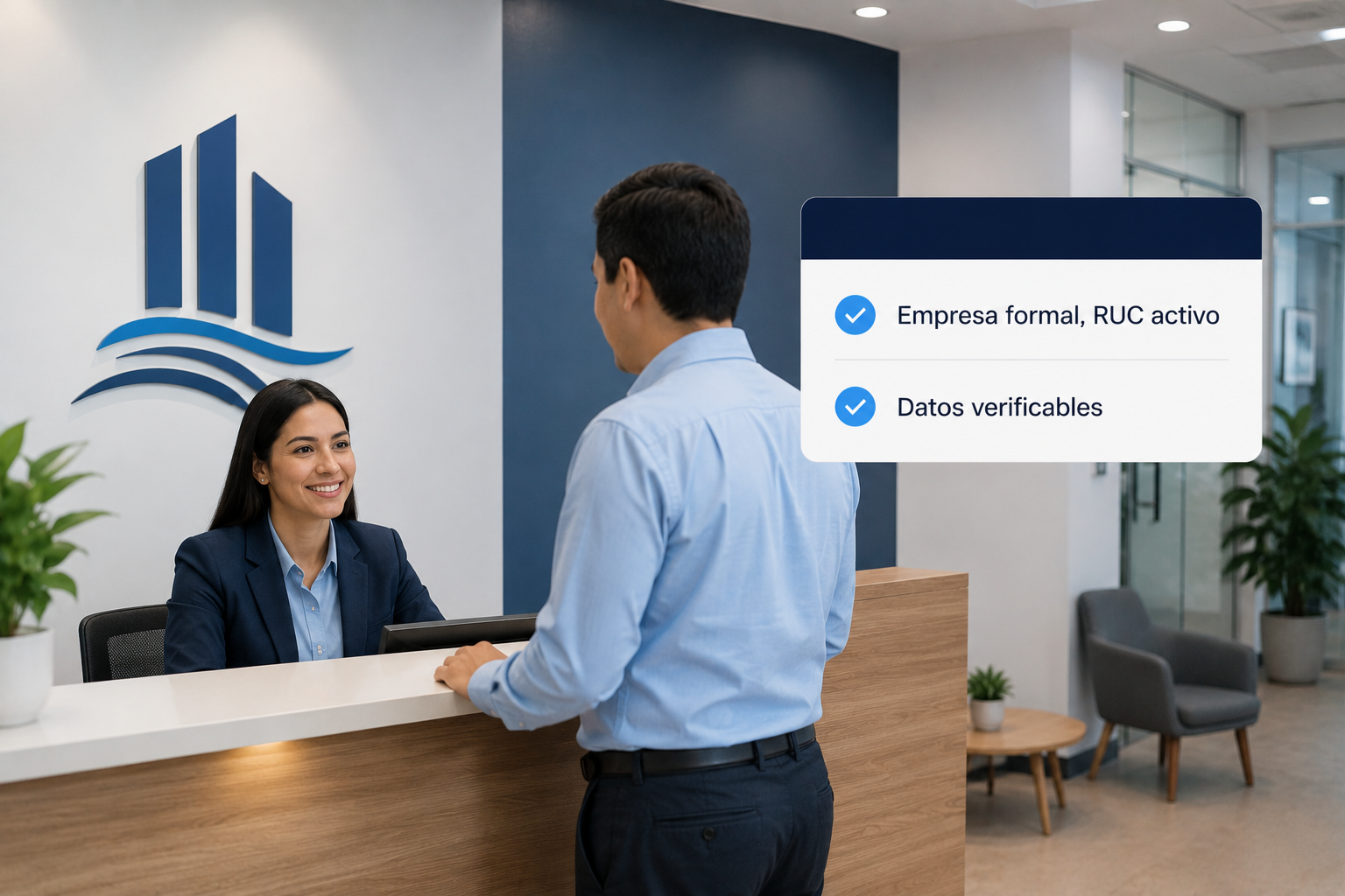 Empresa formal con RUC activo y datos verificables