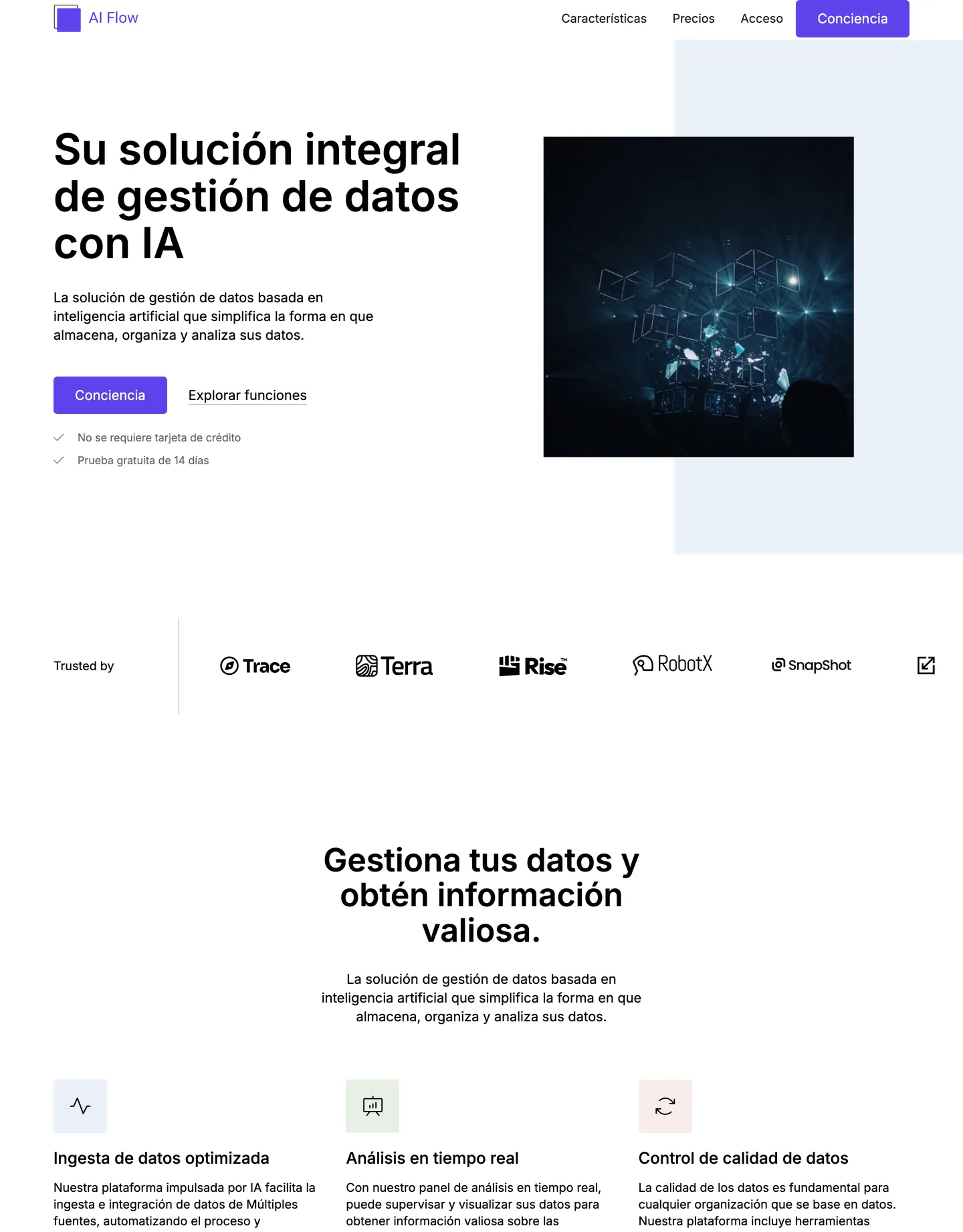 Diseño de página web para landing pages