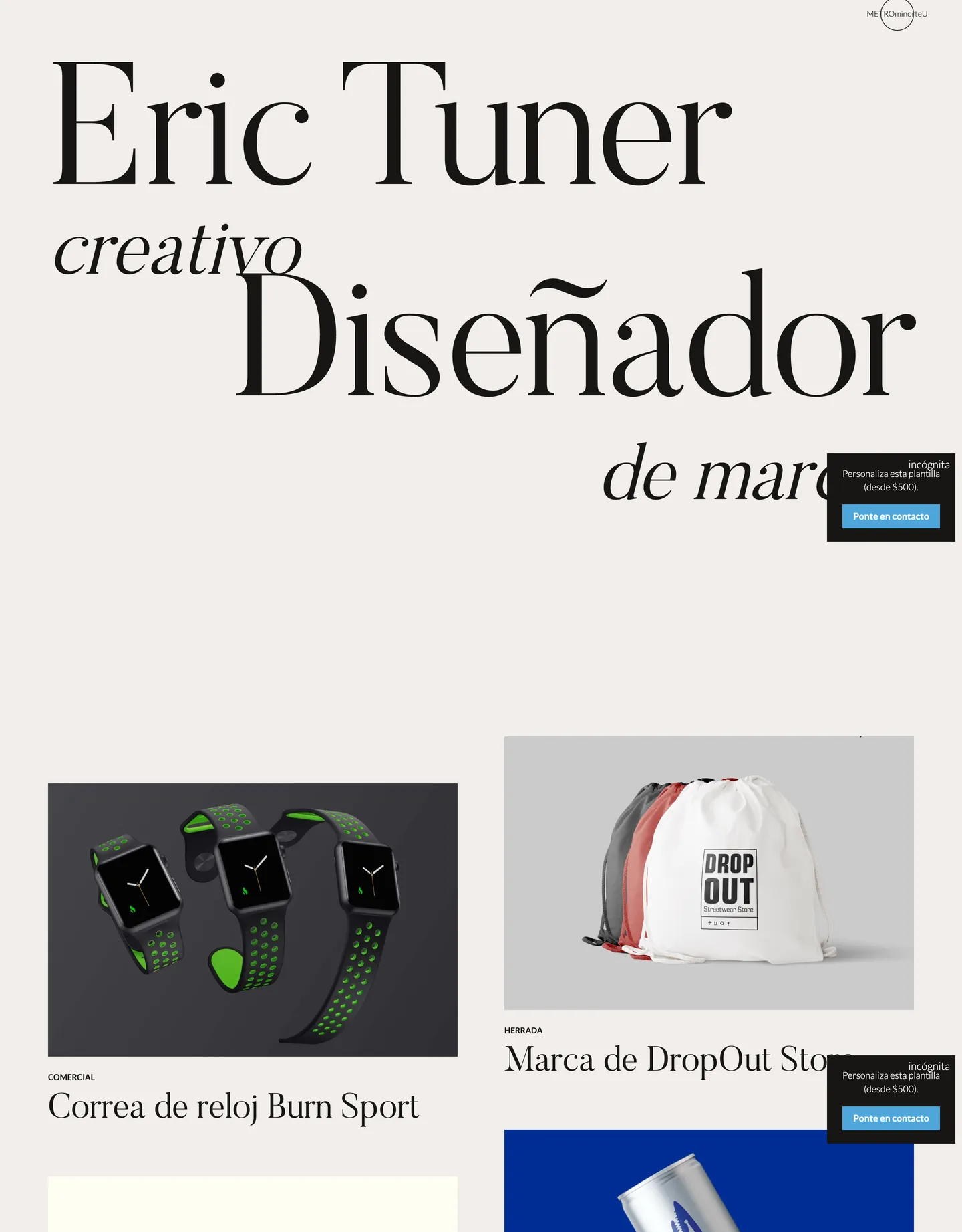 Diseño de página web para agencias y estudios