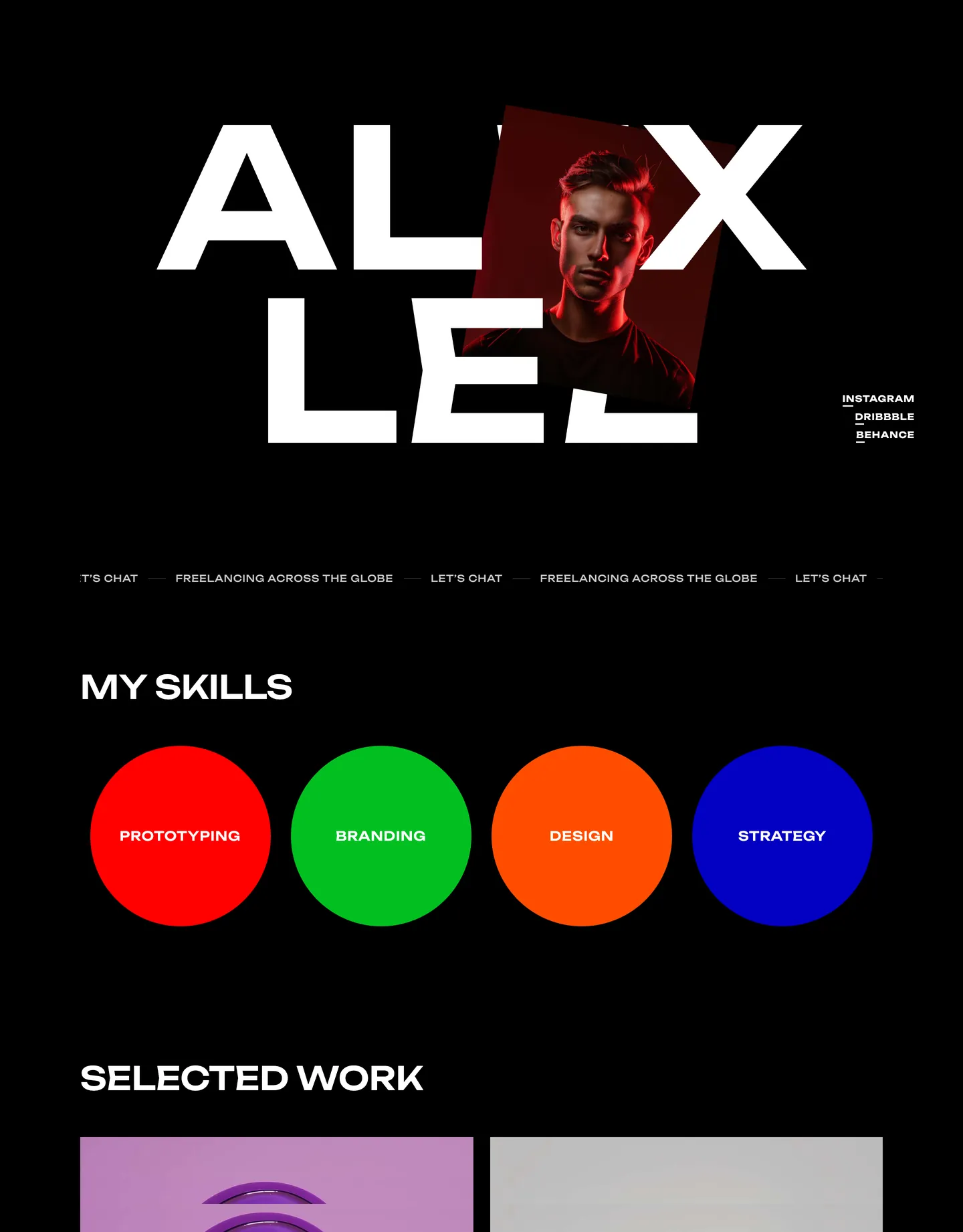 Diseño de página web para fotografía y eventos
