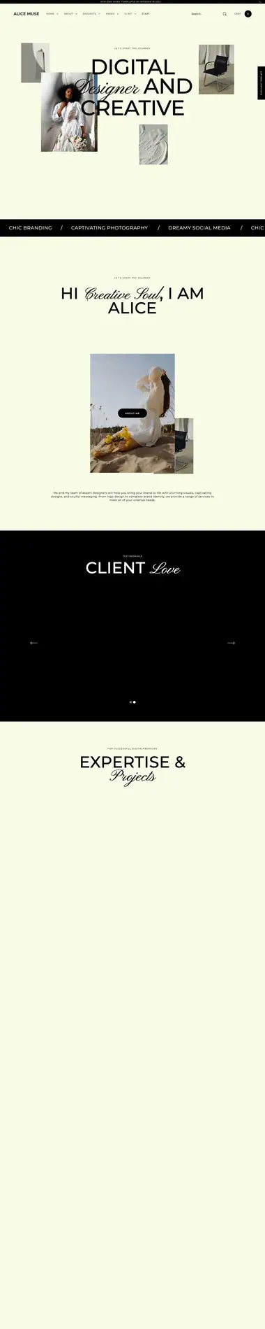 Diseño de página web para agencias y estudios