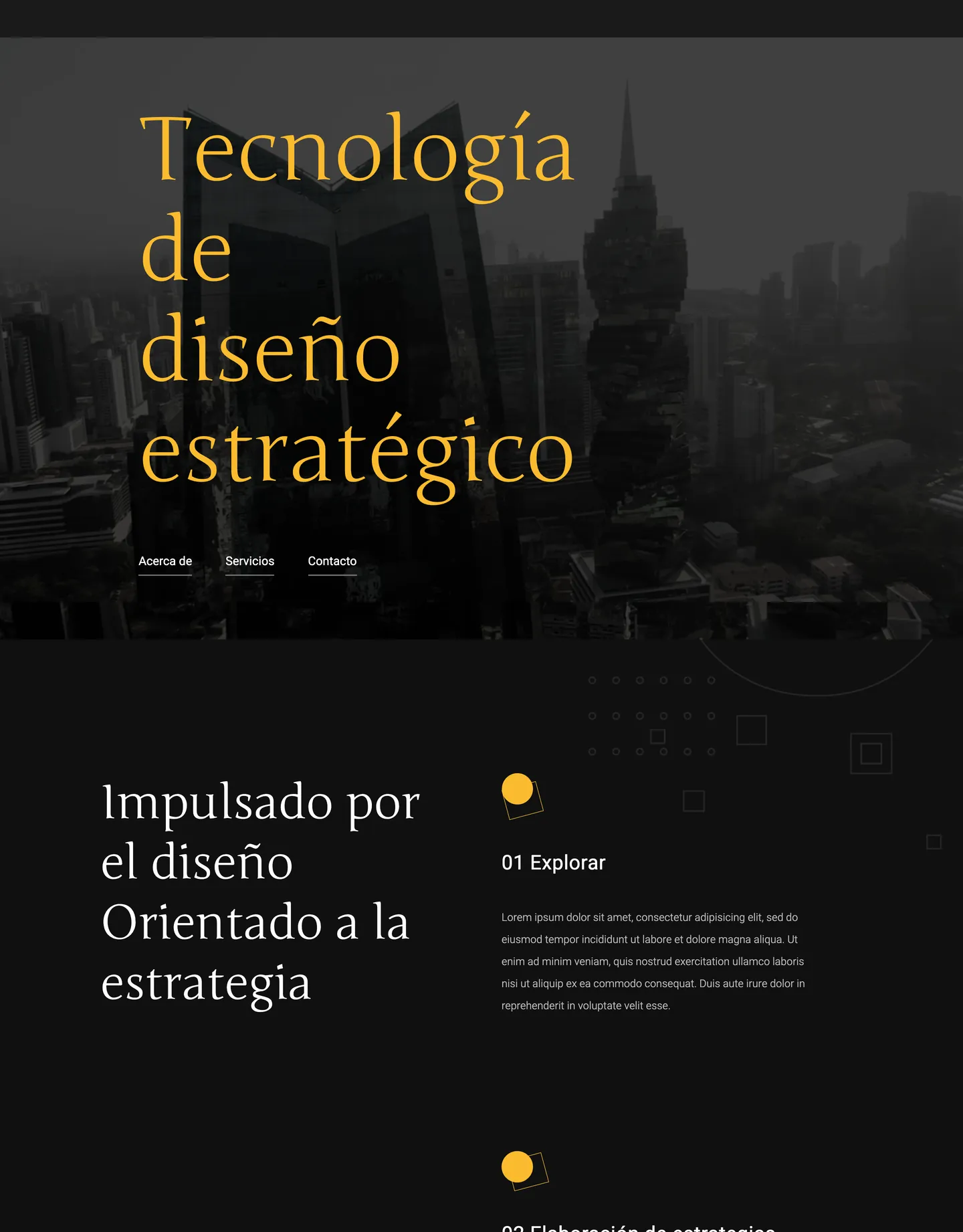 Diseño de página web para agencias y estudios