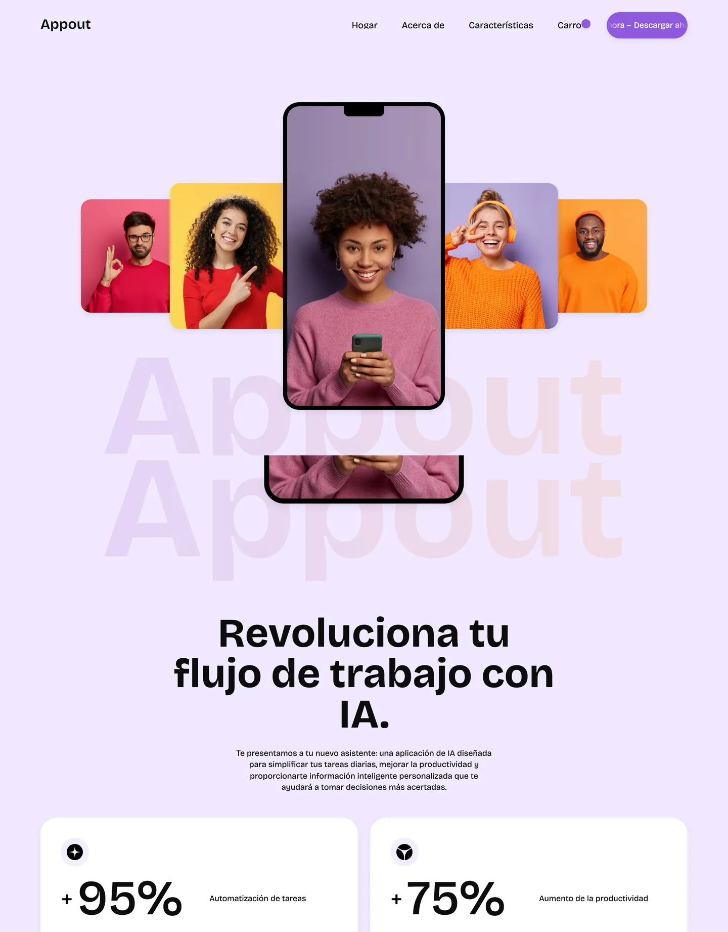 Diseño de página web para landing pages