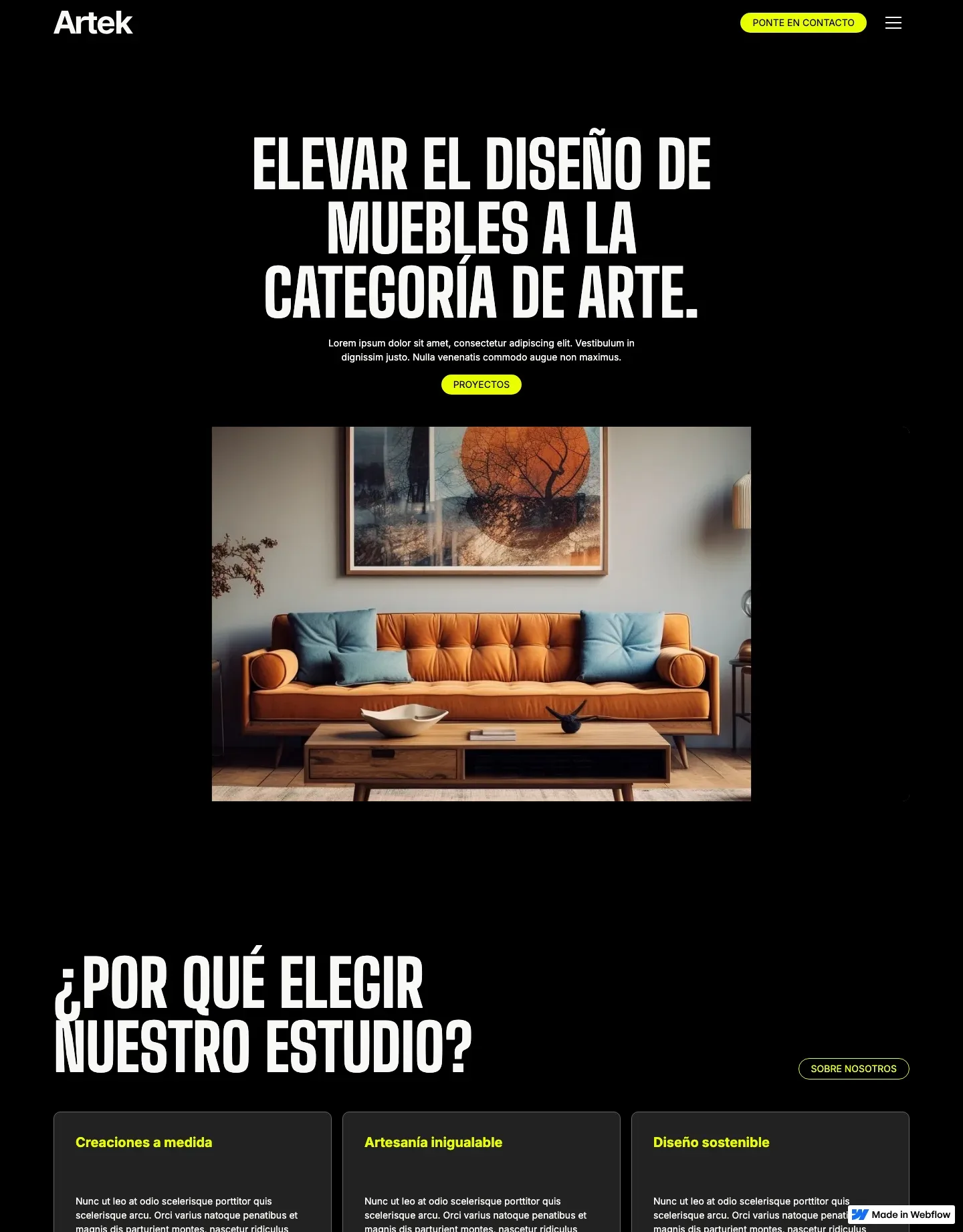 Diseño de página web para tienda online