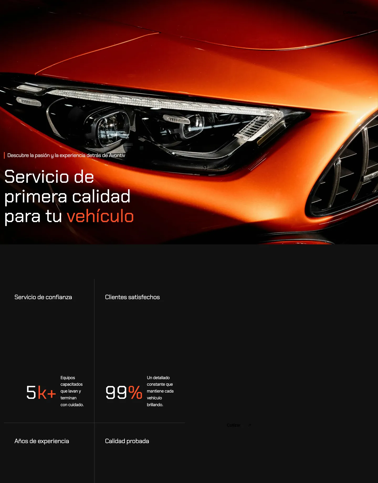 Diseño de página web para talleres y automotriz