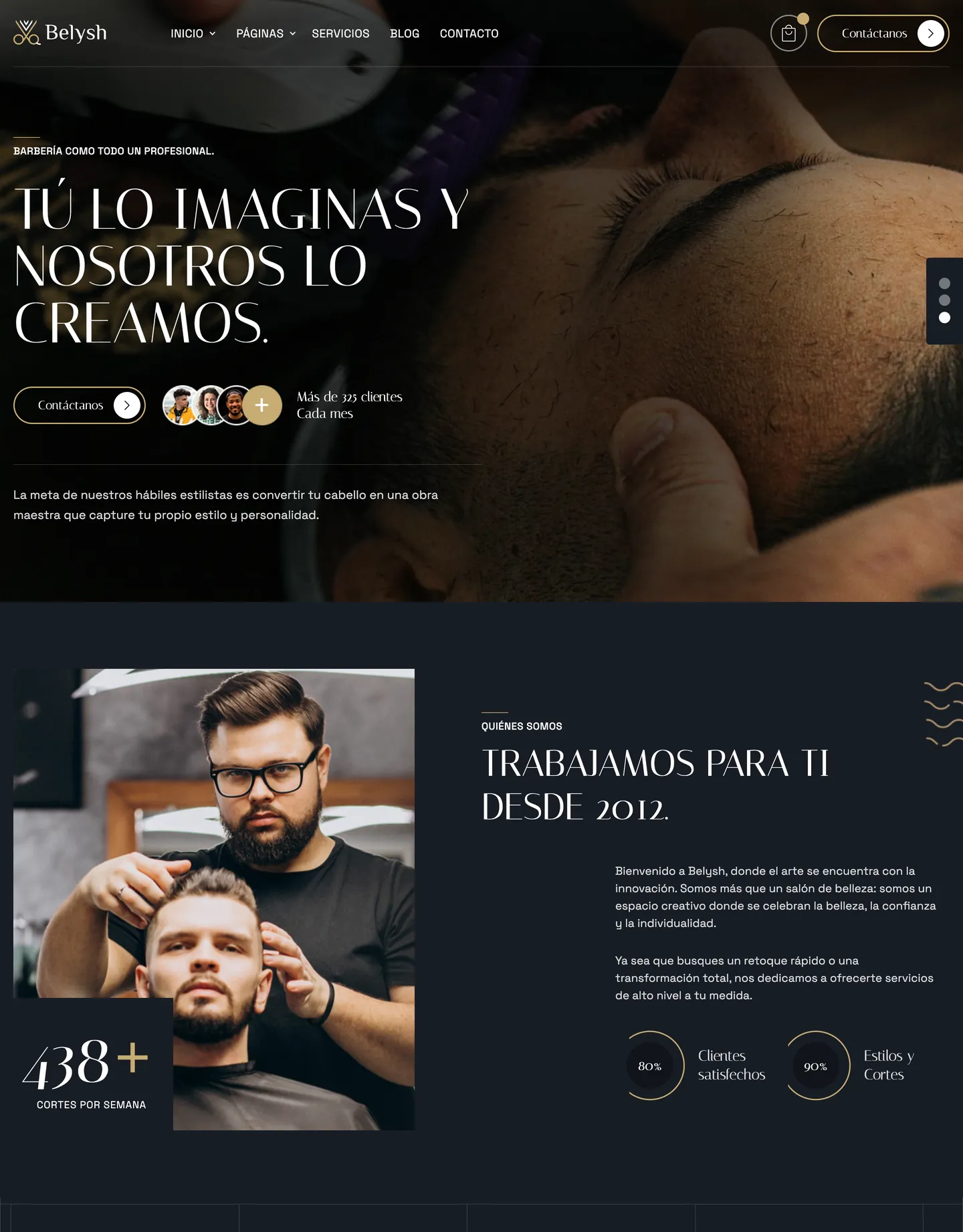 Diseño de página web para belleza y estética