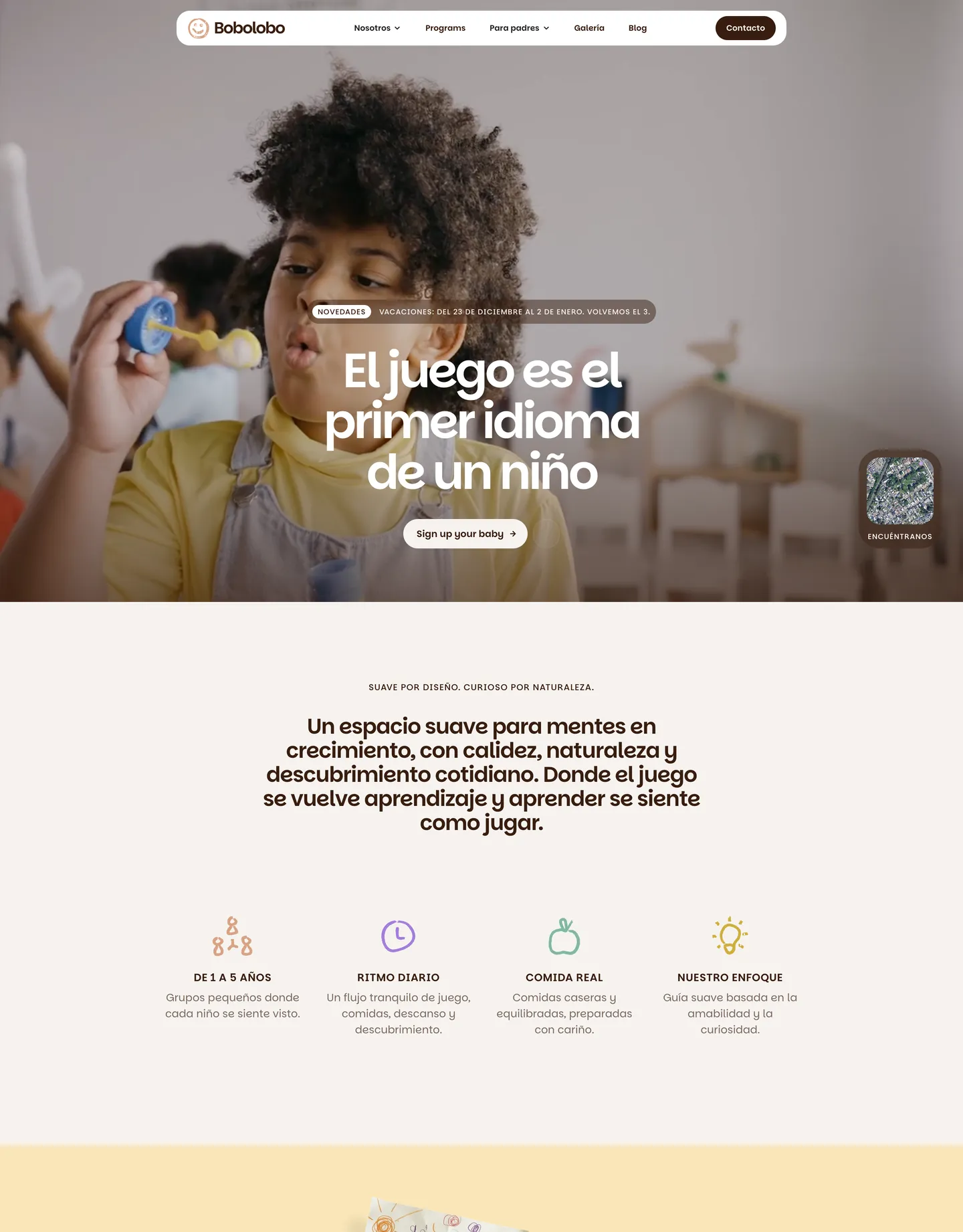 Diseño de página web para educación
