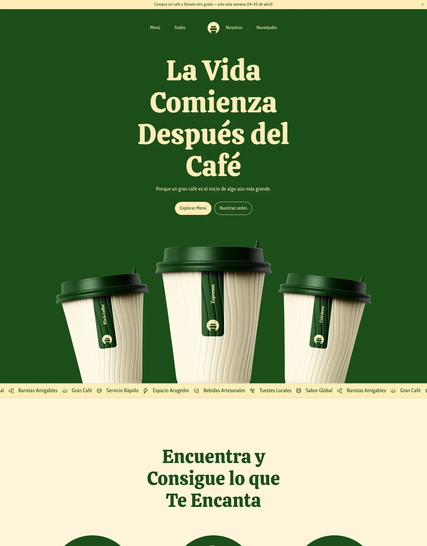 Diseño de página web para restaurantes y cafés