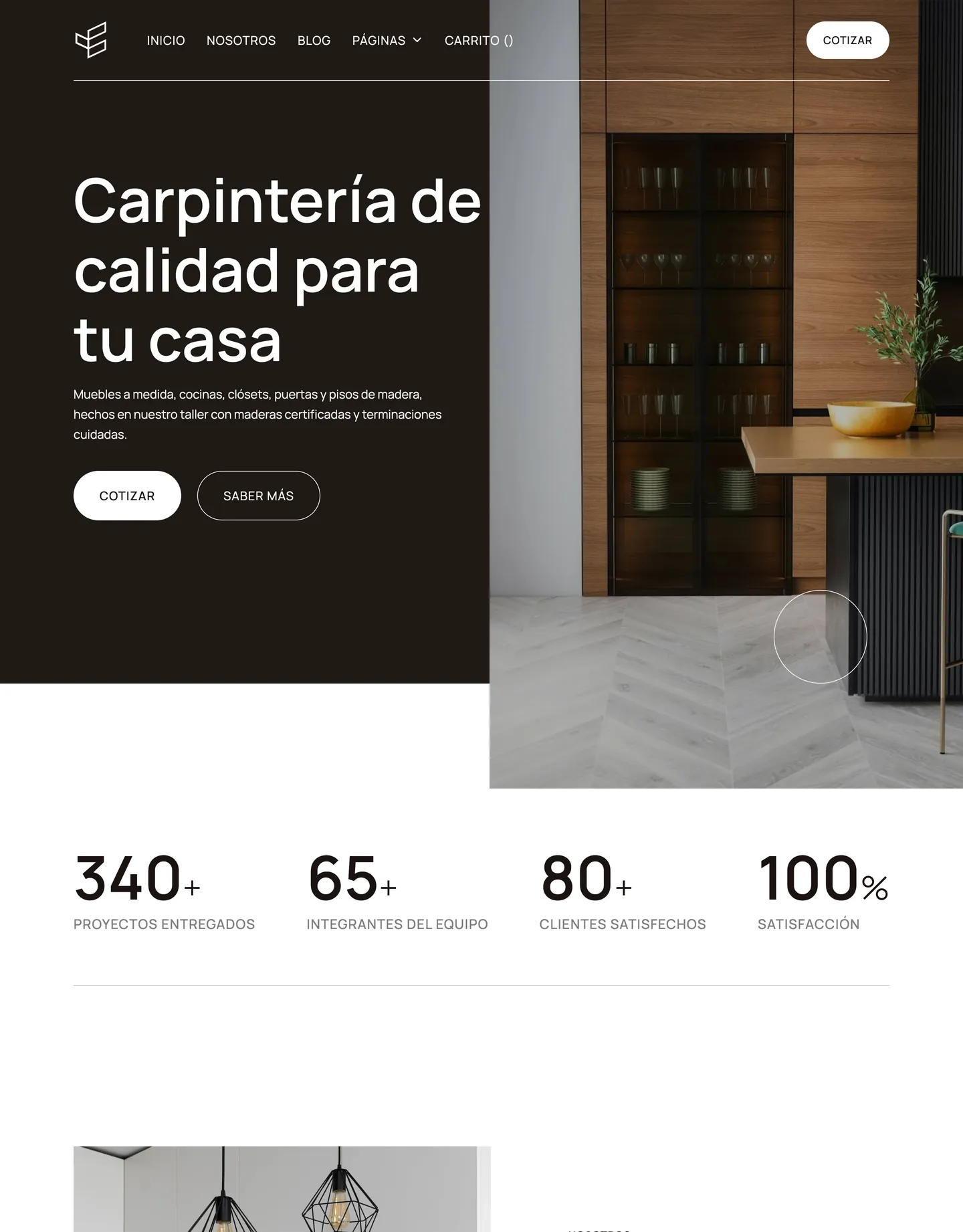 Diseño de página web para servicios y mantenimiento