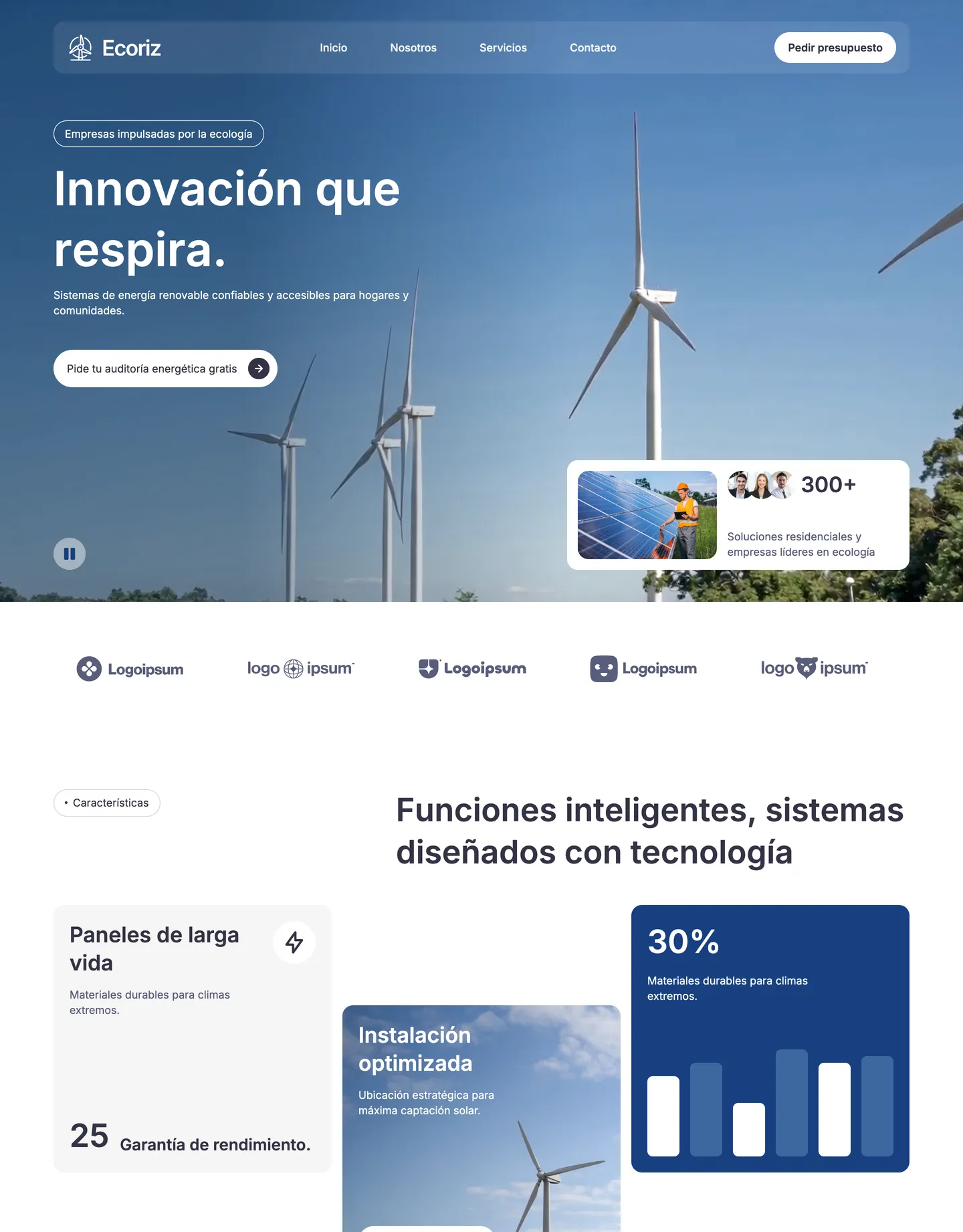 Diseño de página web para medio ambiente