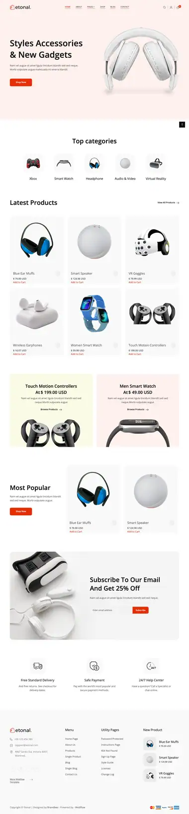 Diseño de página web para tienda online