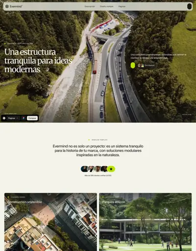 Diseño de página web para medio ambiente