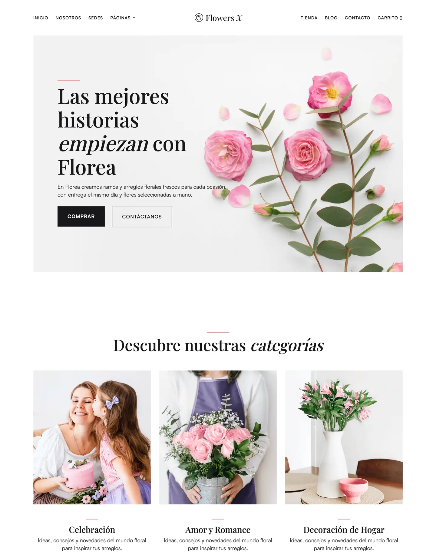 Diseño de página web para tienda online