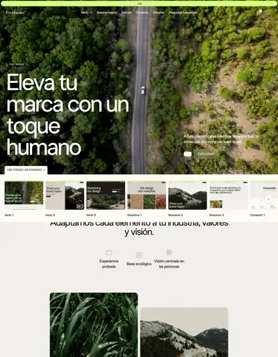 Diseño de página web para medio ambiente