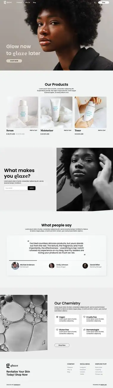 Diseño de página web para belleza y estética