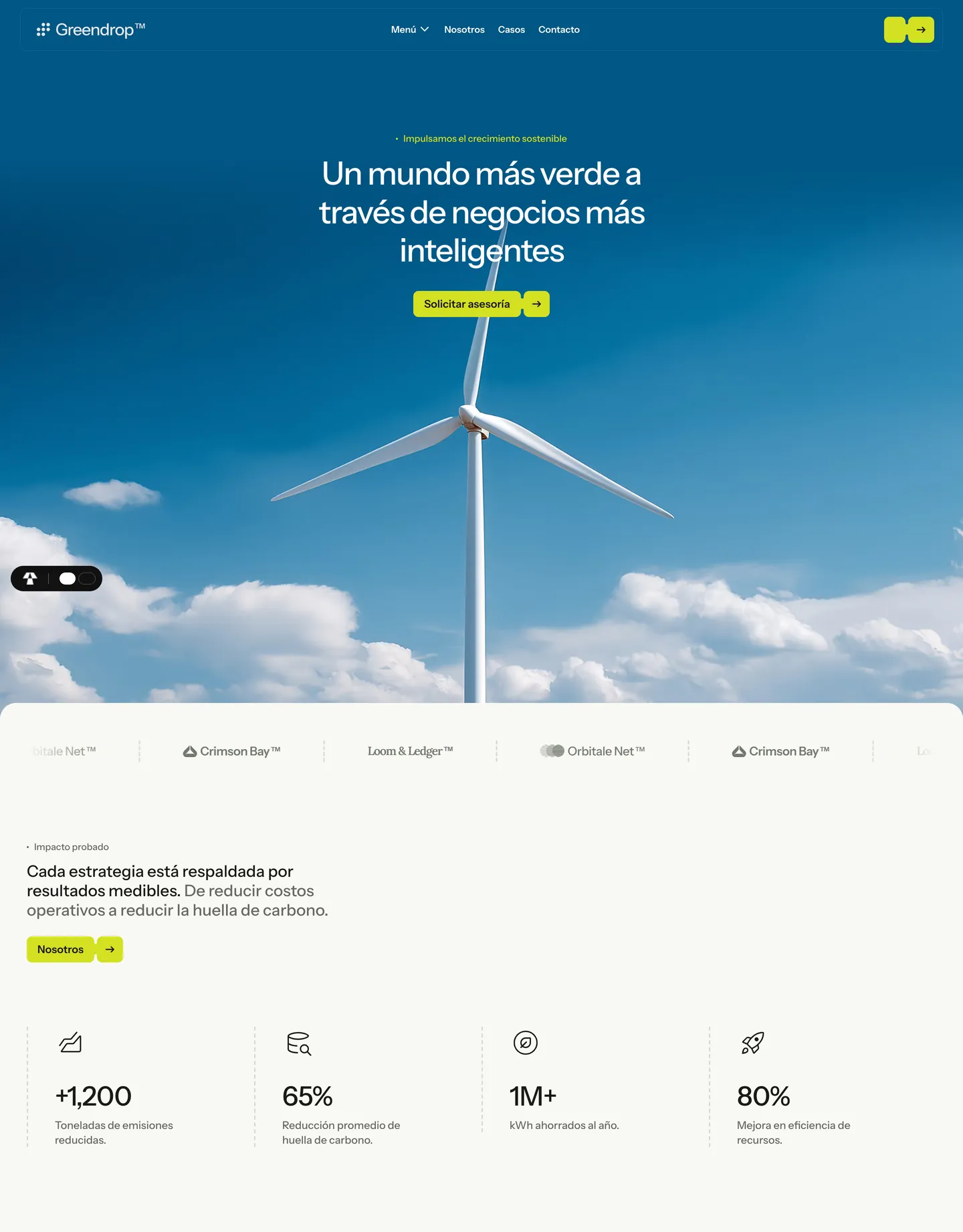 Diseño de página web para medio ambiente