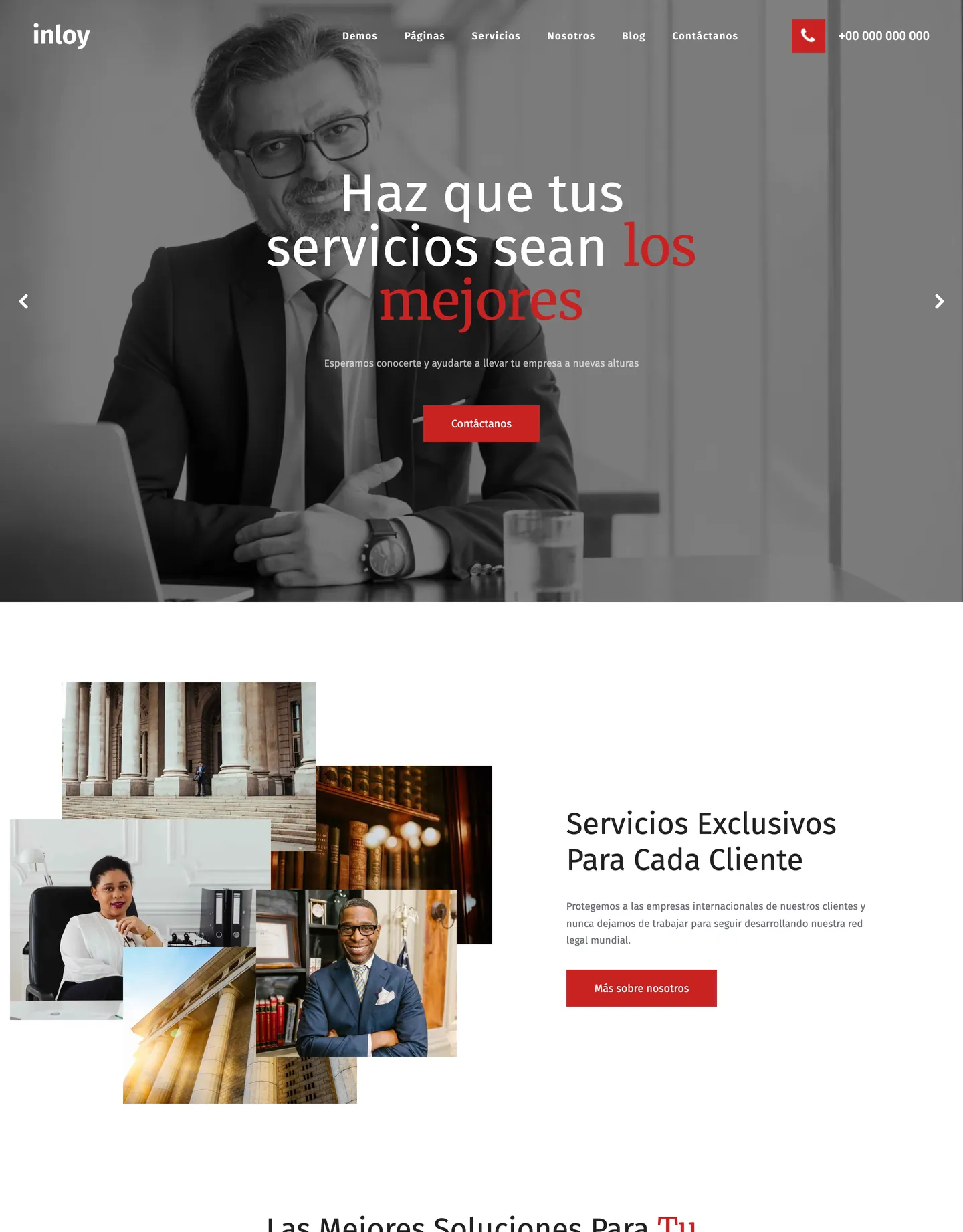 Diseño de página web para abogados