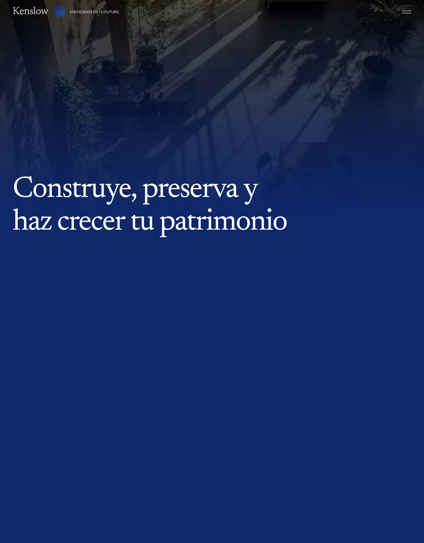 Diseño de página web para finanzas y seguros