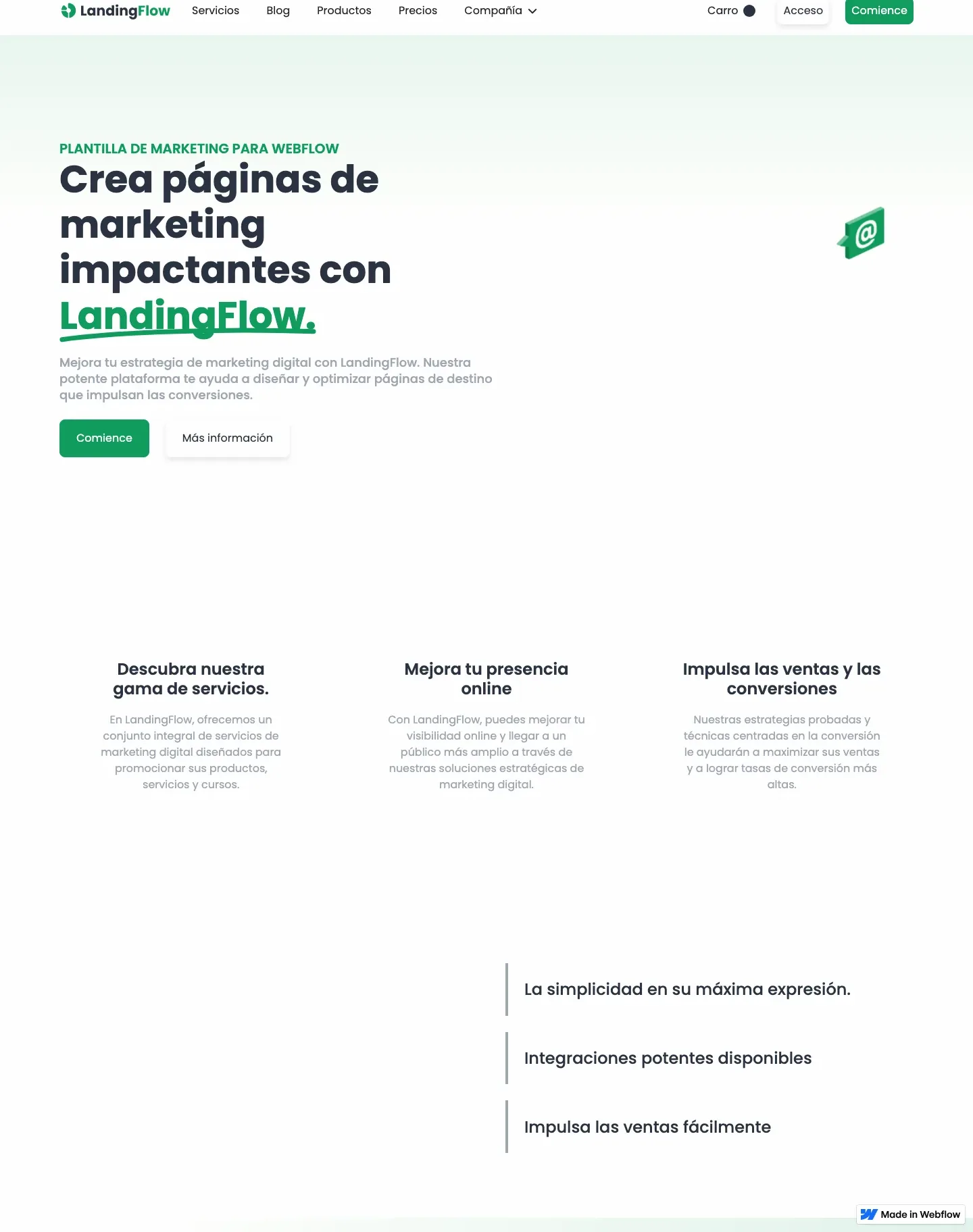 Diseño de página web para tienda online