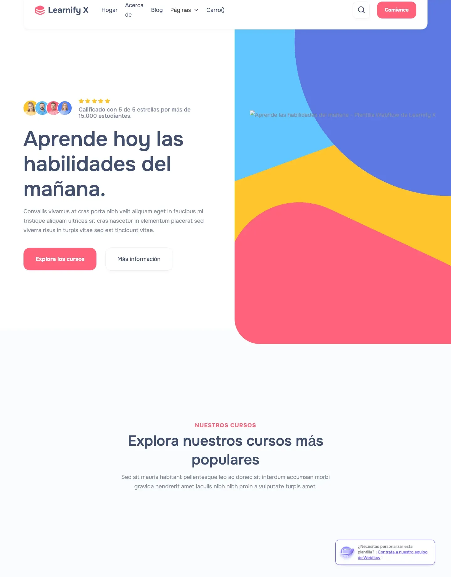 Diseño de página web para educación