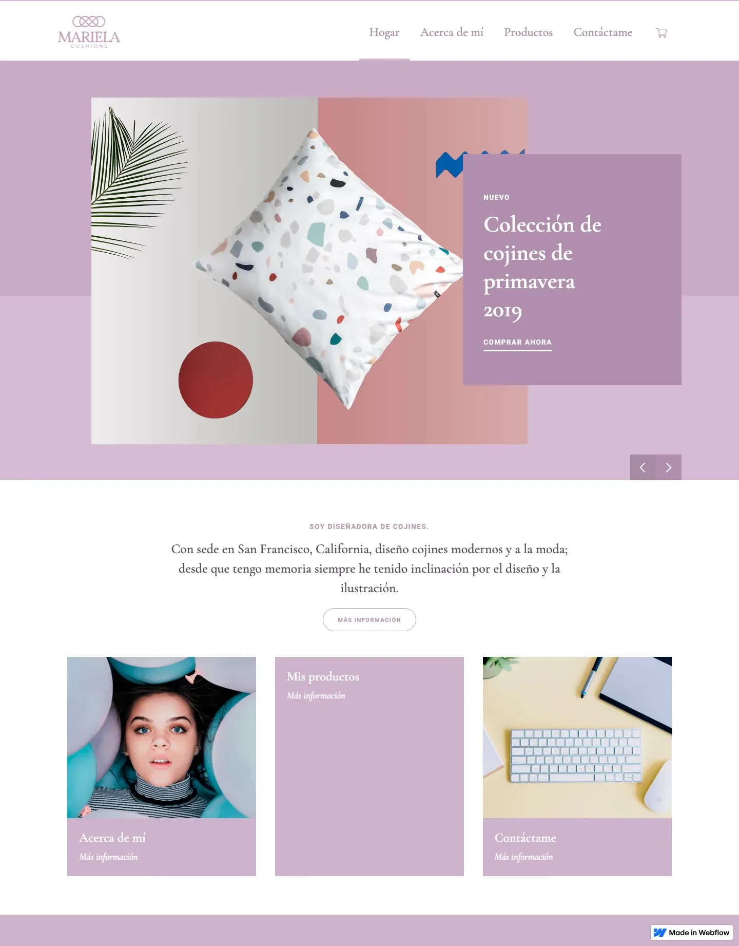 Diseño de página web para tienda online