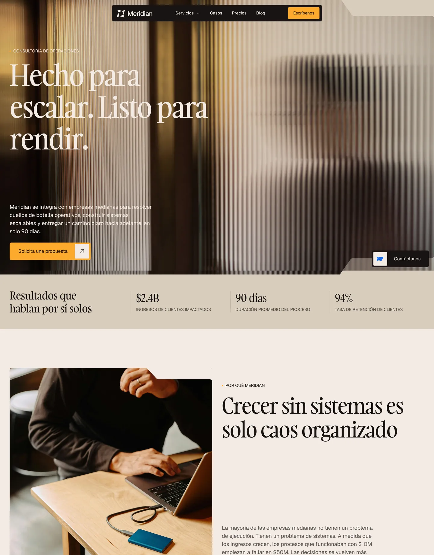 Diseño de página web para consultoría y coaching