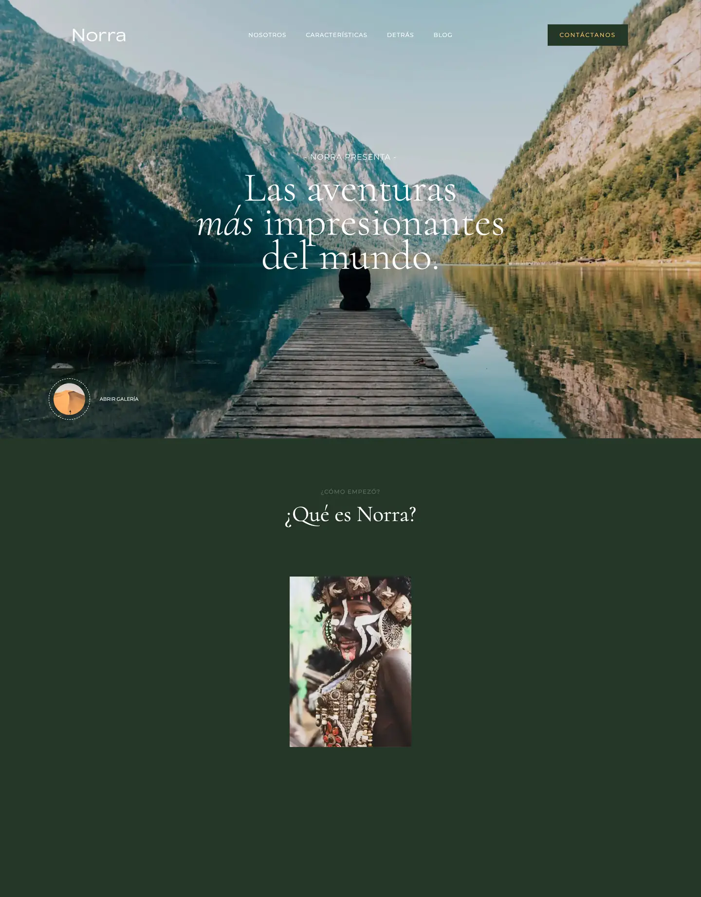 Diseño de página web para turismo y viajes