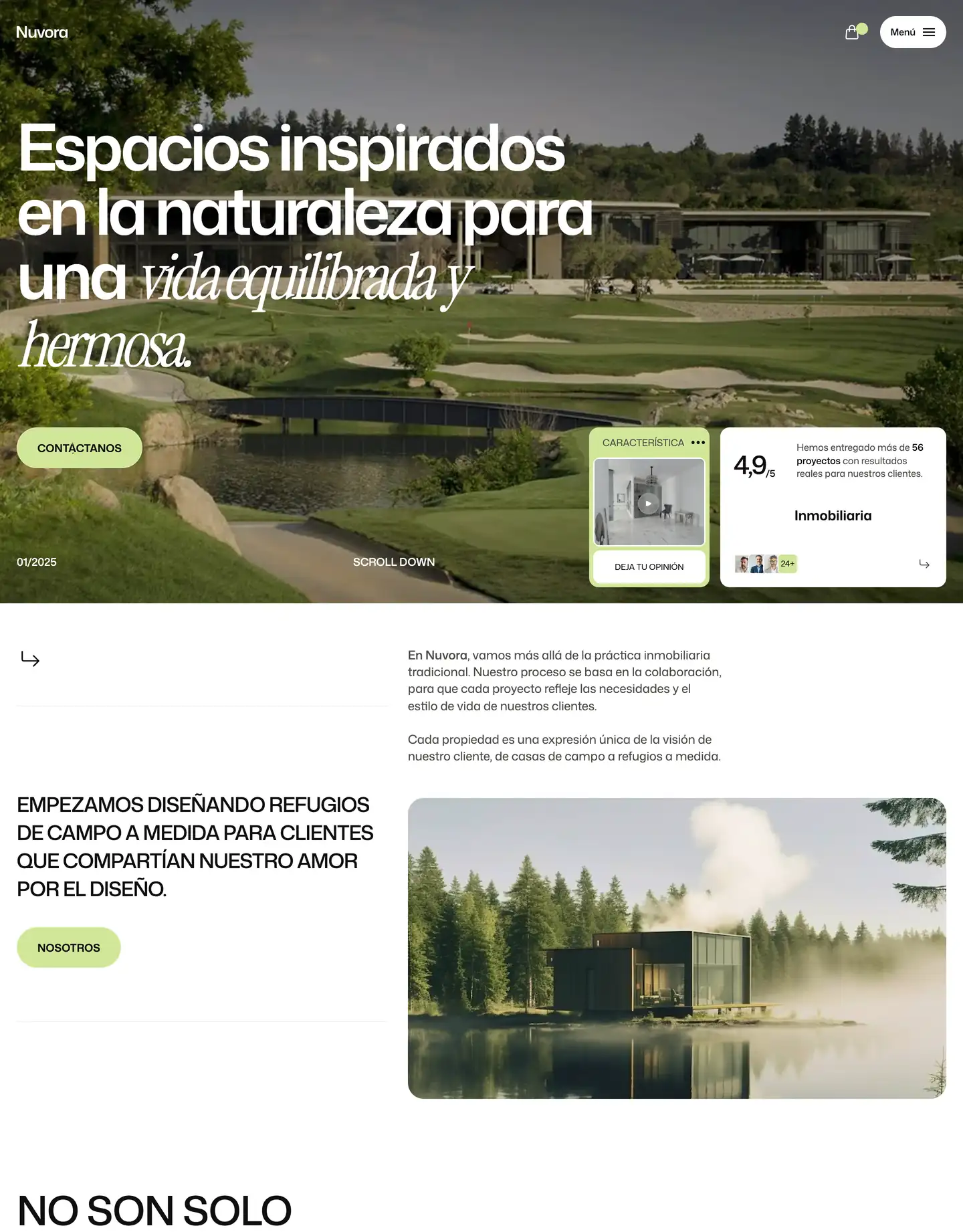 Diseño de página web para inmobiliarias