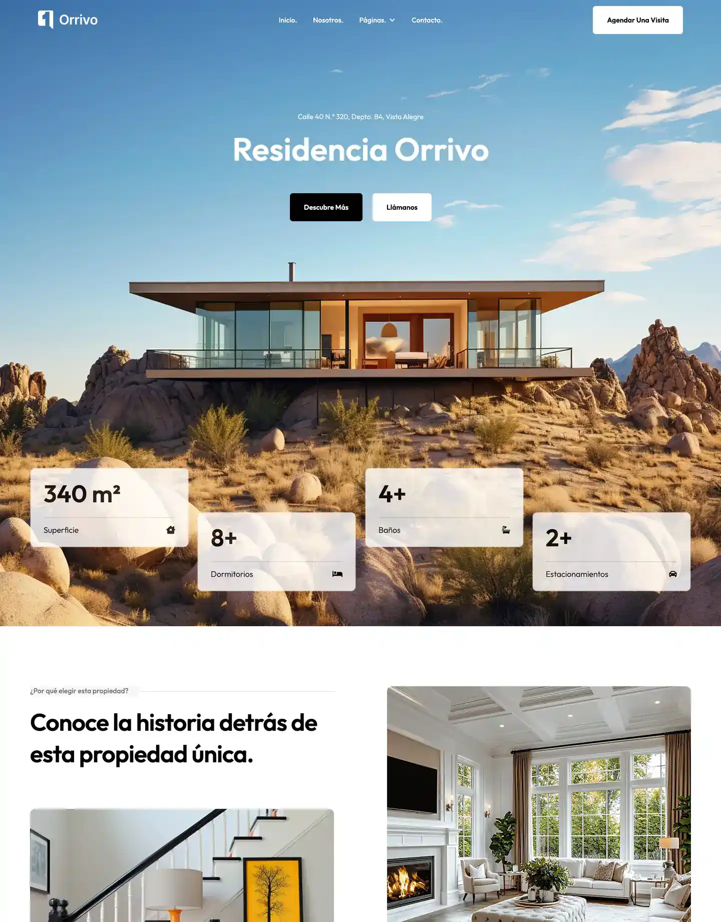 Diseño de página web para inmobiliarias