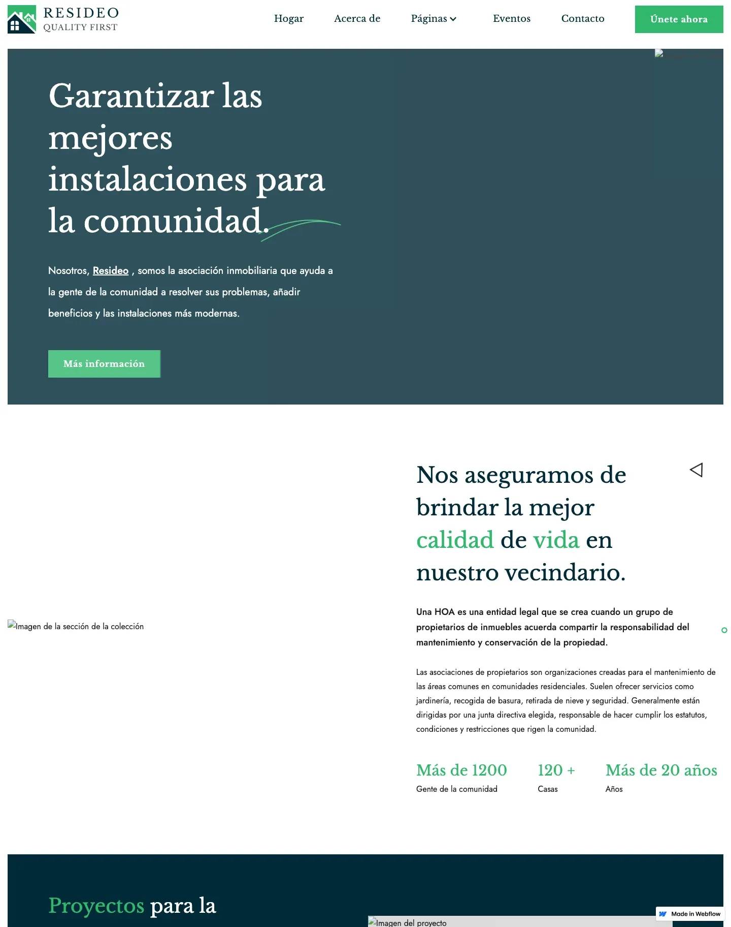 Diseño de página web para inmobiliarias