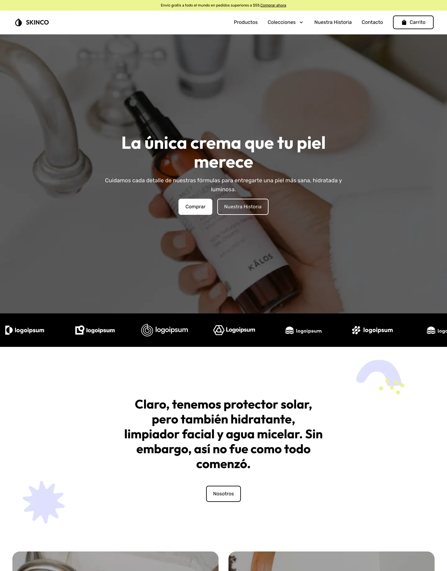 Diseño de página web para belleza y estética