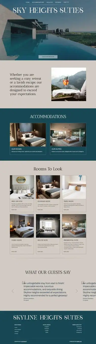 Diseño de página web para hoteles