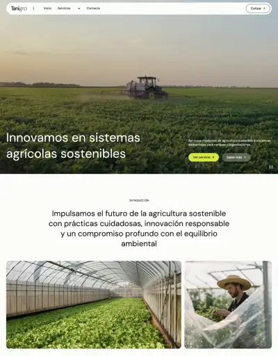 Diseño de página web para medio ambiente