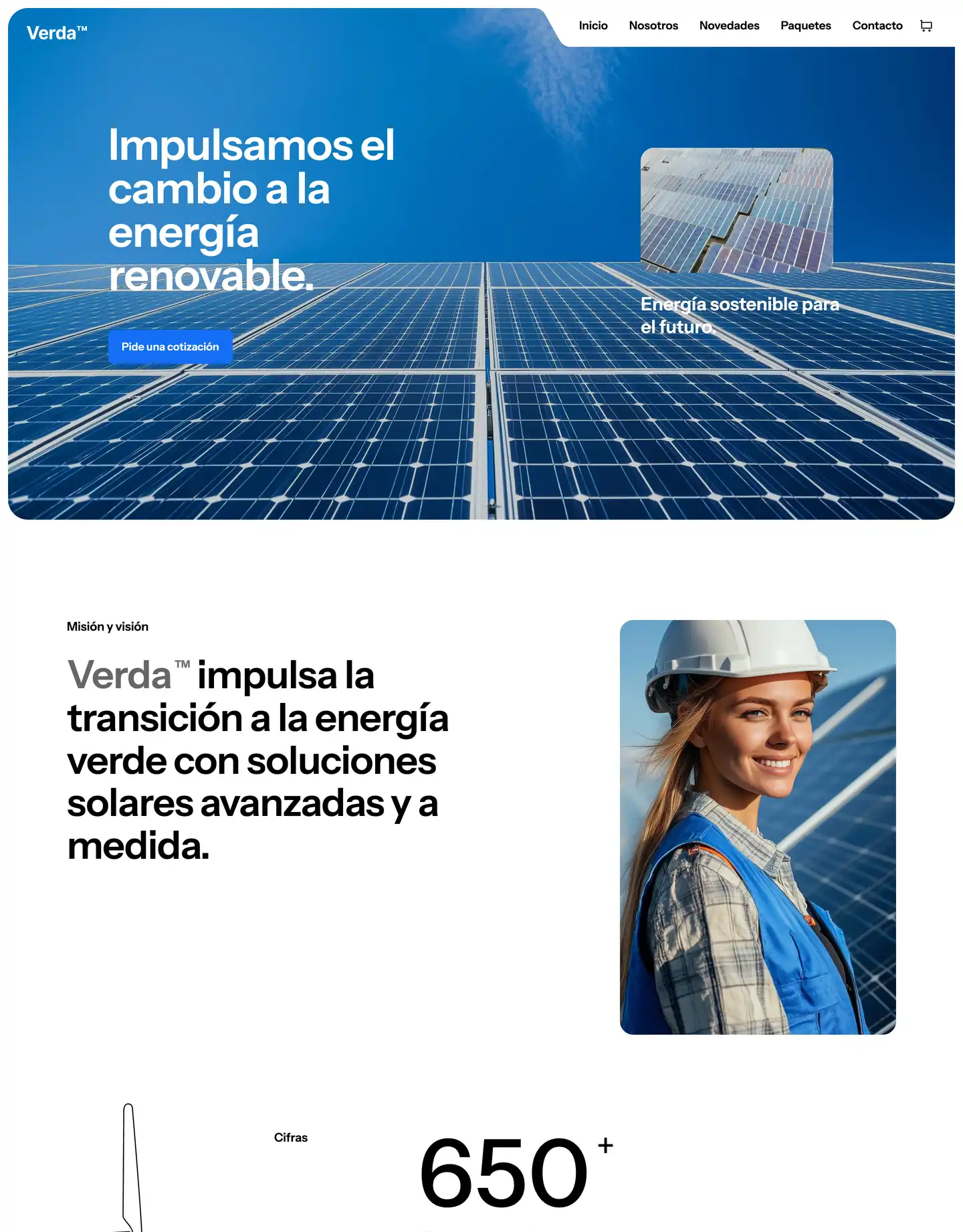 Diseño de página web para medio ambiente