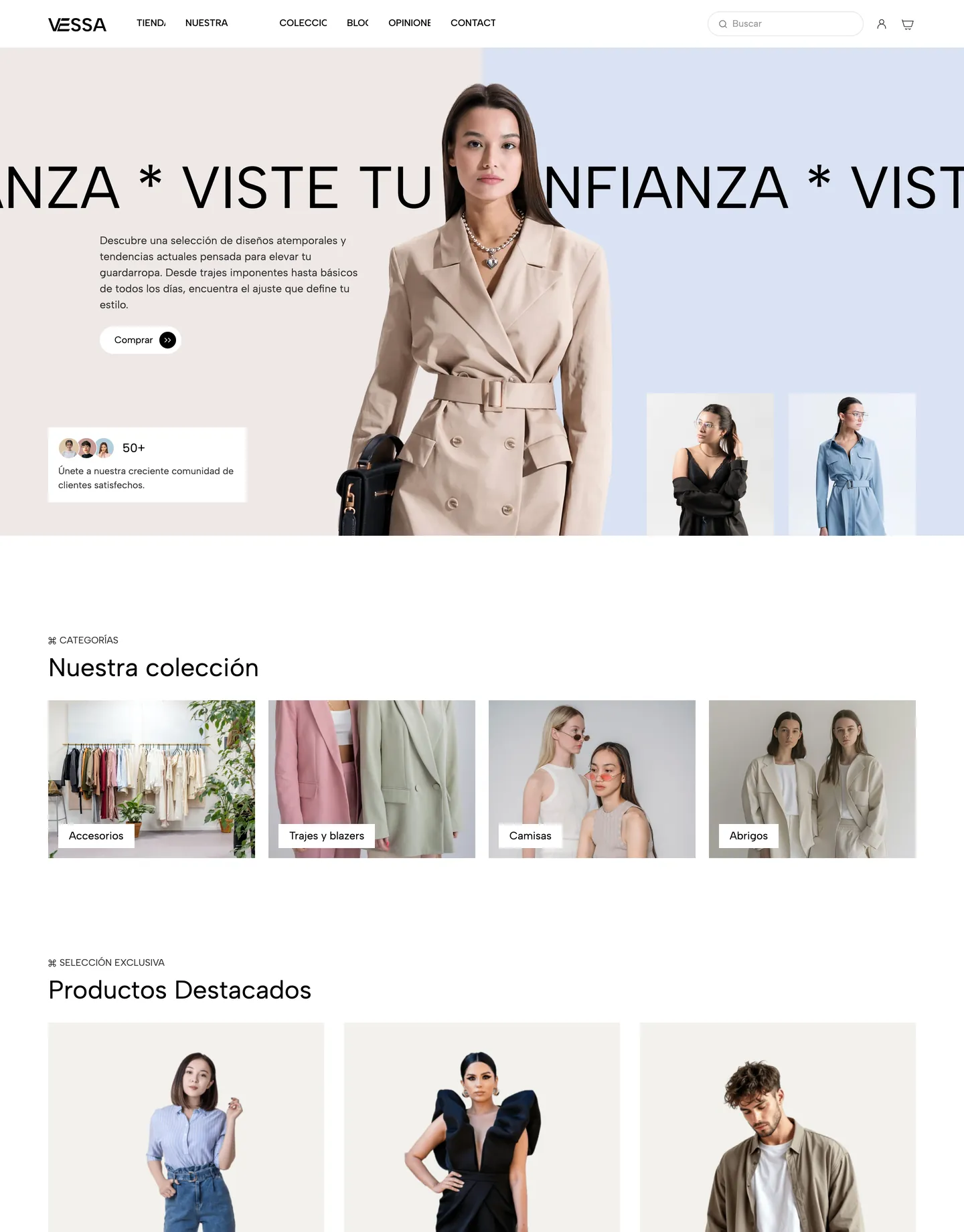 Diseño de página web para tienda online