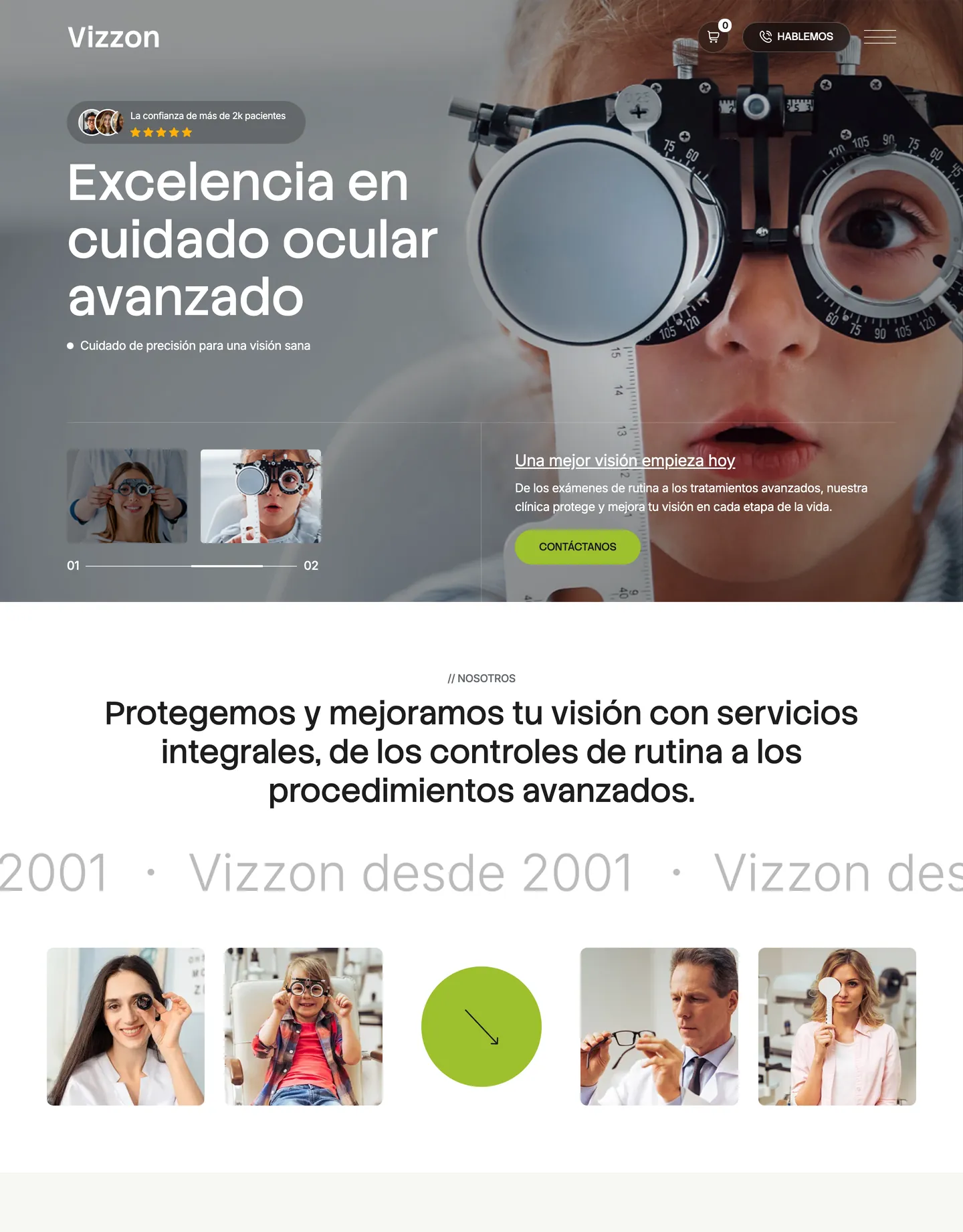 Diseño de página web para salud y bienestar