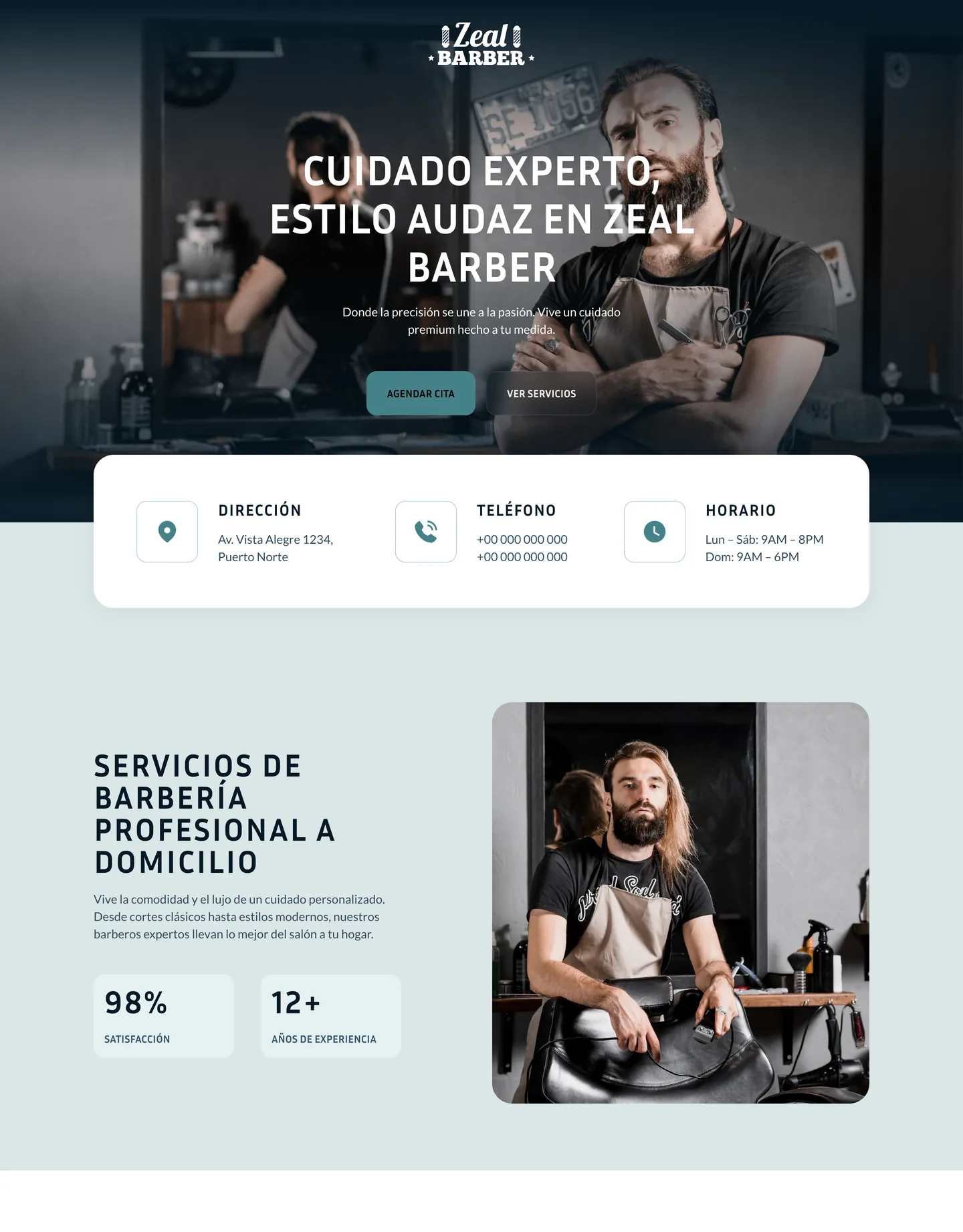 Diseño de página web para belleza y estética