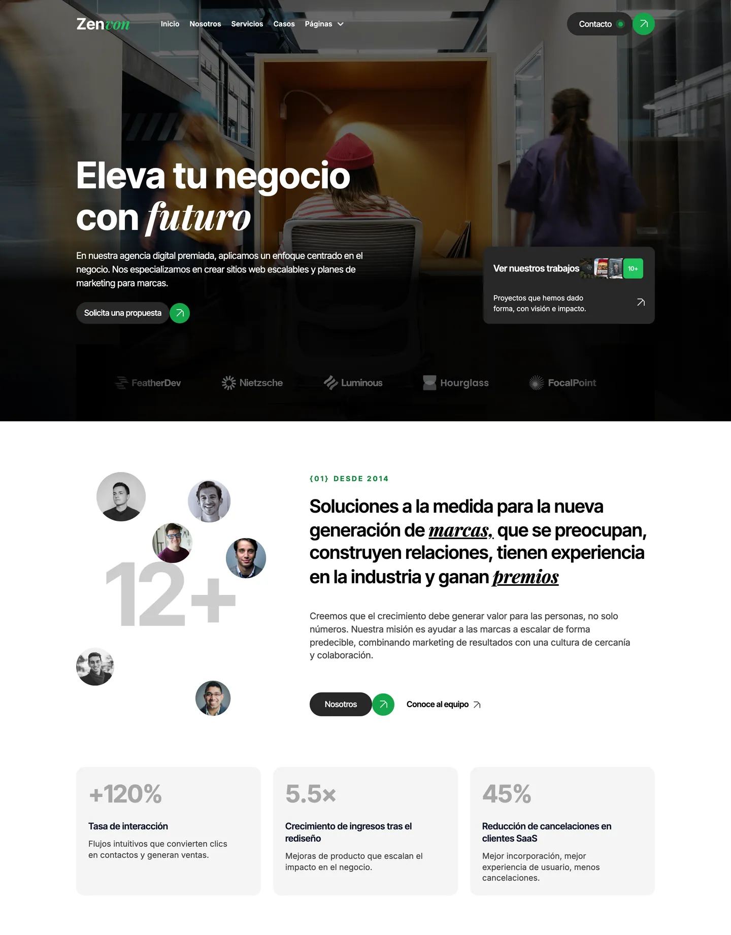 Diseño de página web para tecnología