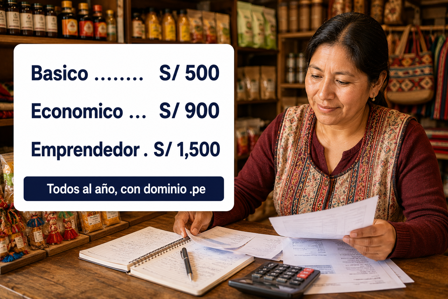 Precios de páginas web en Perú: planes desde S/ 500 al año